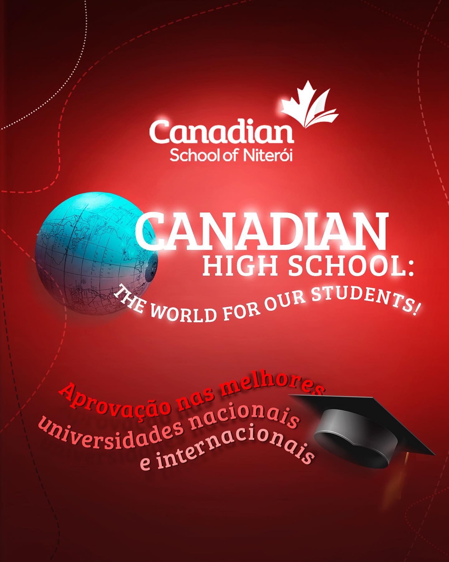 Canadian High School Mundo aberto aos alunos Escola Canadense de